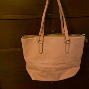 Kate Spade Pink Leather Tote